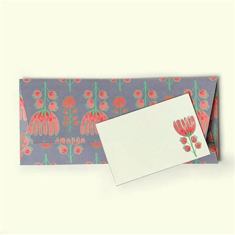 GIFT - Gift Envelopes - Flower Pink – Bombay Kids Company