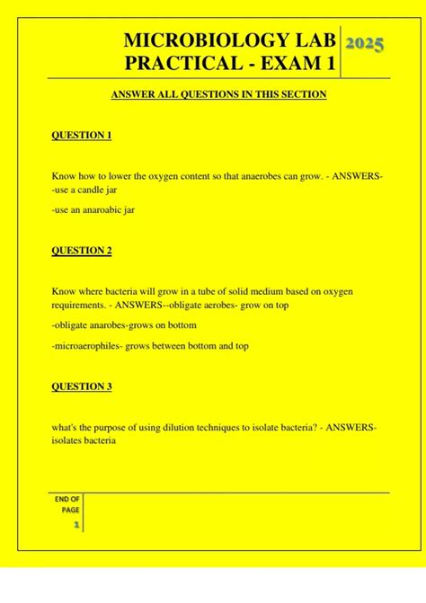 Microbiology Lab Practical Questions 的图像结果