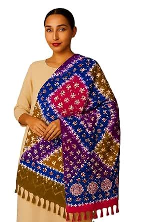 Buy Dupatta Tie Dye Discharge Fast Color Size 28x72 InchesDP01991 at ...