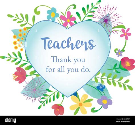 Thank You Teachers For All You Do