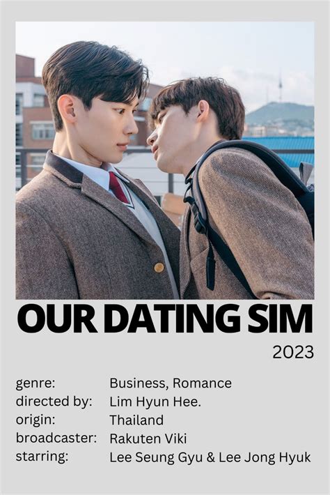 Our dating sim korean drama minimalist – Artofit