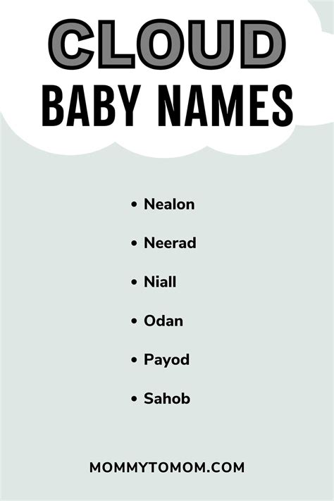 133 Baby Names That Mean Cloud For Boys And Girls