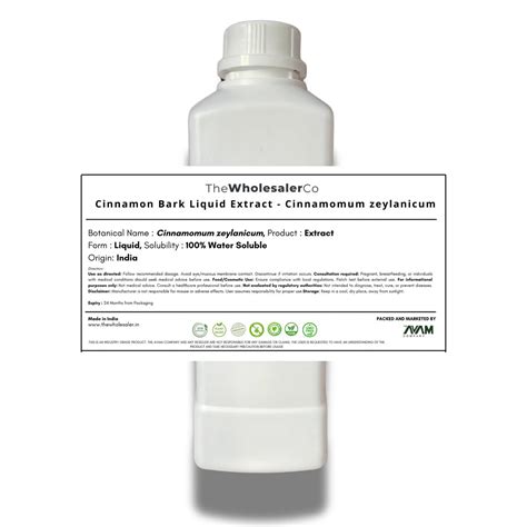 Cinnamon Bark Water Soluble Extract - Cinnamomum zeylanicum ...