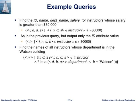 Image result for Relational Database Query Examples
