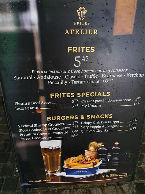 Bar Frites Menu Dinner at Ryan Bruce blog