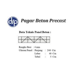 Jual Paket Pemasangan Pagar Panel Beton Precast/Dinding Pembatas - 1 ...