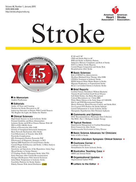 Left-Sided Strokes Are More Often Recognized Than Right-Sided Strokes ...
