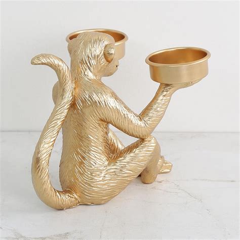 Buy Eternity Sitting Monkey with T-Light Holder from Home Centre at ...