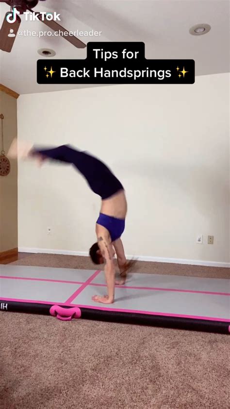 Front Handspring Tips 的图像结果