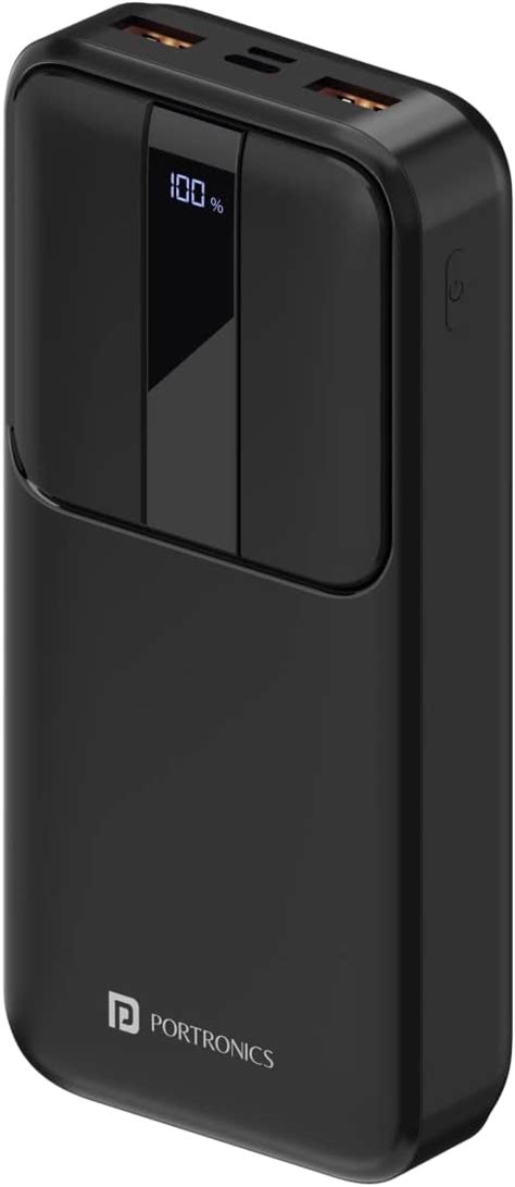 Portronics Power D 20k 20000 mAh Power Bank with 22.5W Max Output, Dual ...