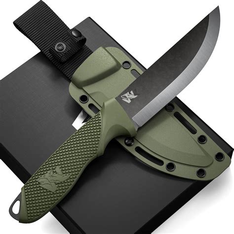 Amazon.com : ODENWOLF W-SCANDI Full Tang Survival Knife with Sheath ...