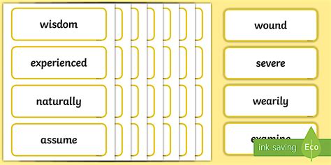 Year 2 Summer 1 Word of the Day Display Word Cards