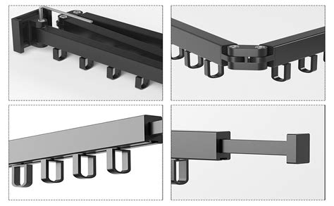 HappyHedz Aluminium Wall Mounted Clothes Drying Rack - Collapsible ...