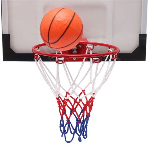 Mini Basketball Set Indoor Net Hoop with Ball Pump Indoor Sporting Game ...