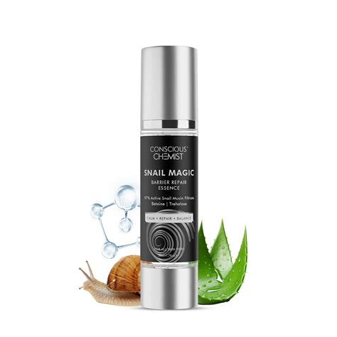 Conscious Chemist Snail Mucin Serum | 50ml | Barrier Repair Essence for ...