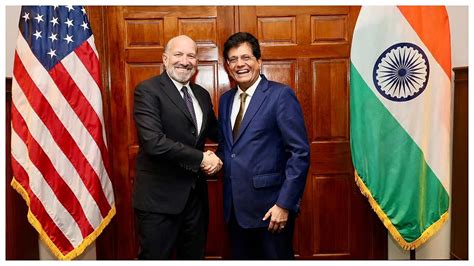 Bilateral Trade Agreement: Goyal Meets US Commerce Secretary Lutnick In ...