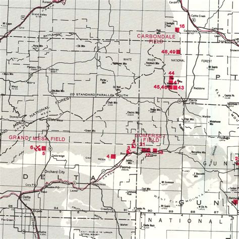 Coal Creek Colorado Map