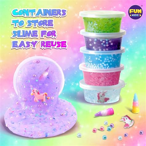 FUN KIDZ Fluffy Unicorn Slime Kit for Girls, FunKidz Cloud India | Ubuy
