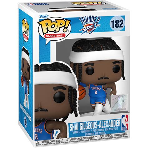 NBA Thunder Shai Gilgeous-Alexander Funko Pop! Vinyl Figure #182
