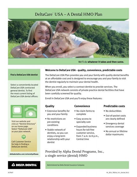 DeltaCareÂ® USA â A Dental HMO Plan - Delta Dental Insurance