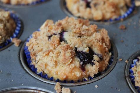 Baked Perfection: Crumble topped Blueberry Oat Muffins