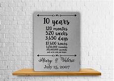 Ten Year Wedding Anniversary Gifts by 10 Year Anniversary Gift Aluminum Print Wedding Gift Ten Year Wedding Anniversary Gifts