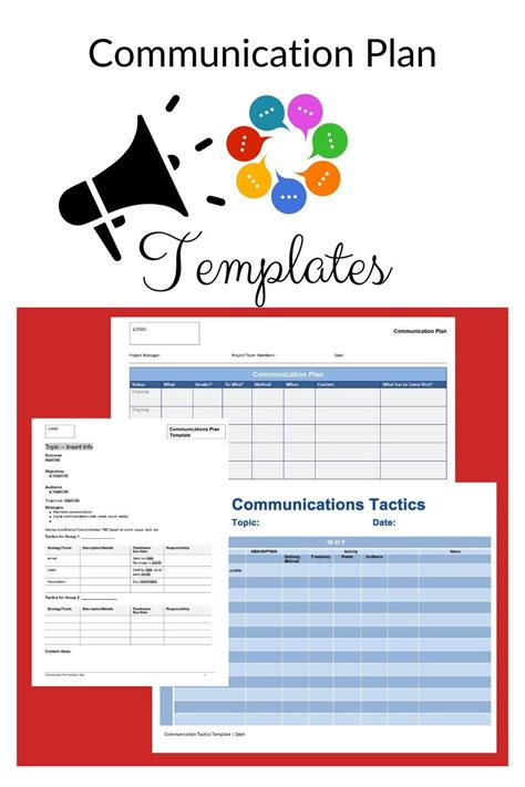 Communication Plan Template 的图像结果