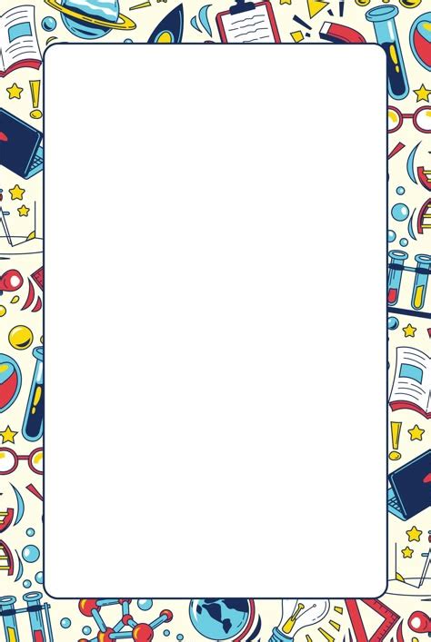 Image result for Border Design for Projects Science