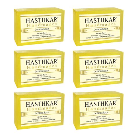 Hasthkar Handmades Glycerine Natural Lemon Soap - 125gm – buyPureNaturals