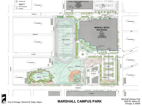 Marshall Metro High School Campus Park - PBC Chicago