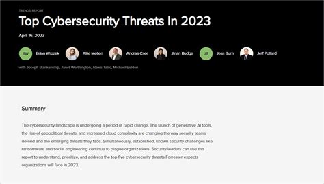 Top Cybersecurity Threats in 2023 – Wisdom Interface