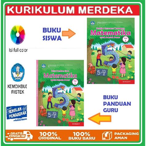 Jual Buku Paket Matematika Sd Kelas 5 Vol. 1 Kurikulum Merdeka - BUKU ...