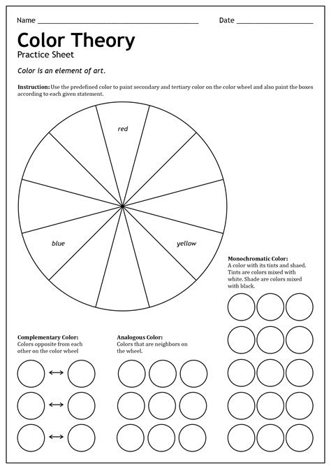 Image result for How to Use a Color Wheel Chart PDF