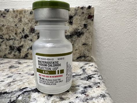 Is Bacteriostatic sodium chloride the same as Bacteriostatic water? : r ...