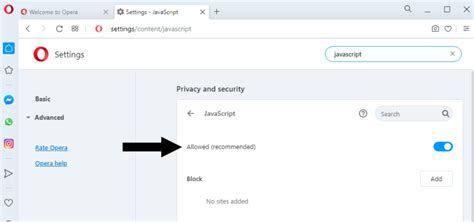 Enable JavaScript in Opera 的图像结果