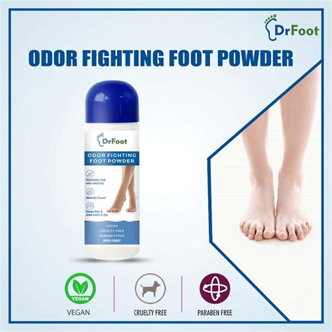 Buy DR FOOT ODOR FIGHTING FOOT POWDER ELIMINATES FOOT ODOR INSTANTLY ...