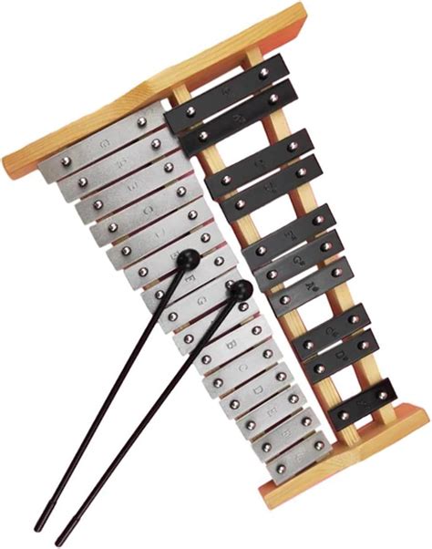 Amazon.com: 25 Note Metal Durable Soundboard Glockenspiel With Carrying ...