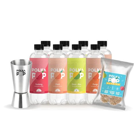 POLKA POP – Flavored Sparkling Water with 1 Assorted Pack of Dried ...