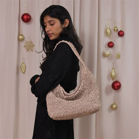 Soft Black Women Hobo Bag - Calonge