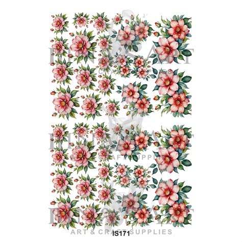 Floral Designs Insert Sheet (Transparent Sheet) – Bina's Art - Resin Store