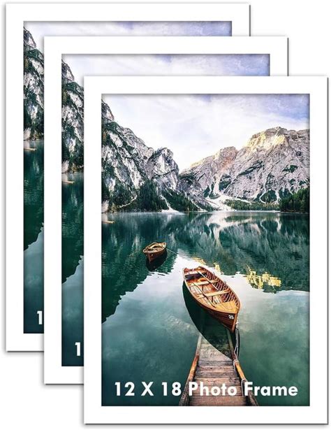 EXO DECOR A3 Size Photo Frame 12x18 White Photo Frame For Wall Artwork ...