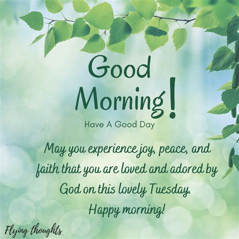 Good Morning Blessings on Tuesday