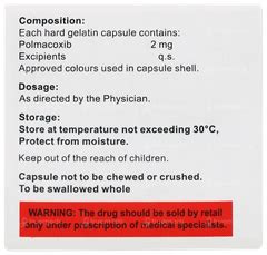 Palocap 2 Mg Capsule 10 - Uses, Side Effects, Dosage, Price | Truemeds