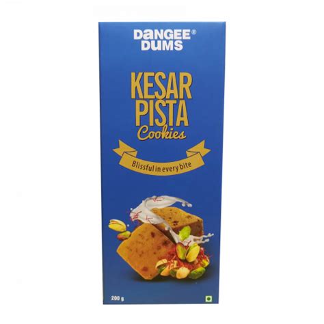 Dangee Dums Kesar Pista Cookies 200 Gms : Buy Dangee Dums Kesar Pista ...