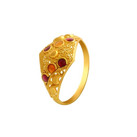 Buy P. C. Chandra Jewellers 22KT Yellow Gold Ring for Women at Amazon.in