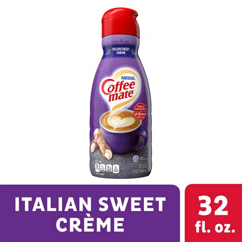 Nestle Coffee mate Italian Sweet Creme Liquid Coffee Creamer 32 fl oz ...