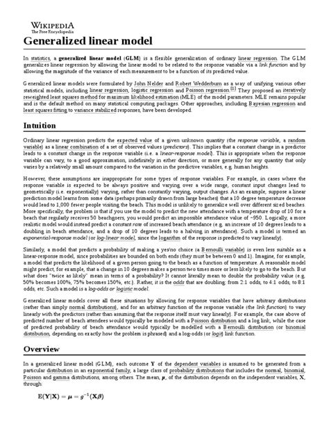 Generalized Linear Regression Models 的图像结果