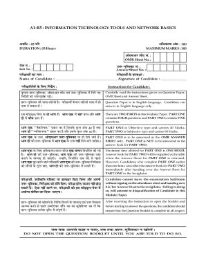 Fillable Online a1-r5 : information technology tools and network basics ...