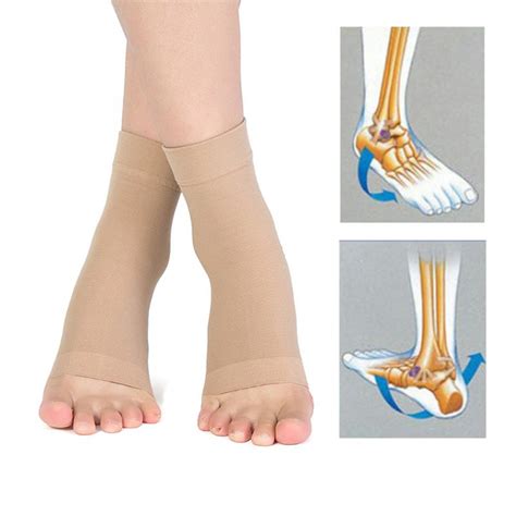 Ankle Support Elastic Bandage Compression Knitting Sports Protector ...