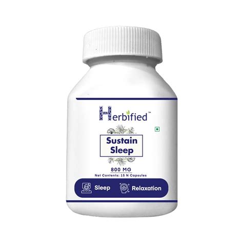 Herbified Sleep Support 15 Capsules | All Natural Sleeping Supplement ...